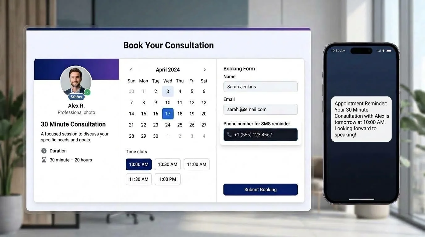 How to Send SMS Reminders for Calendly and Calendar Events