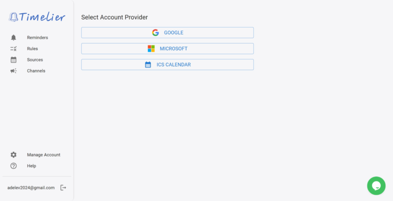 select calendar type