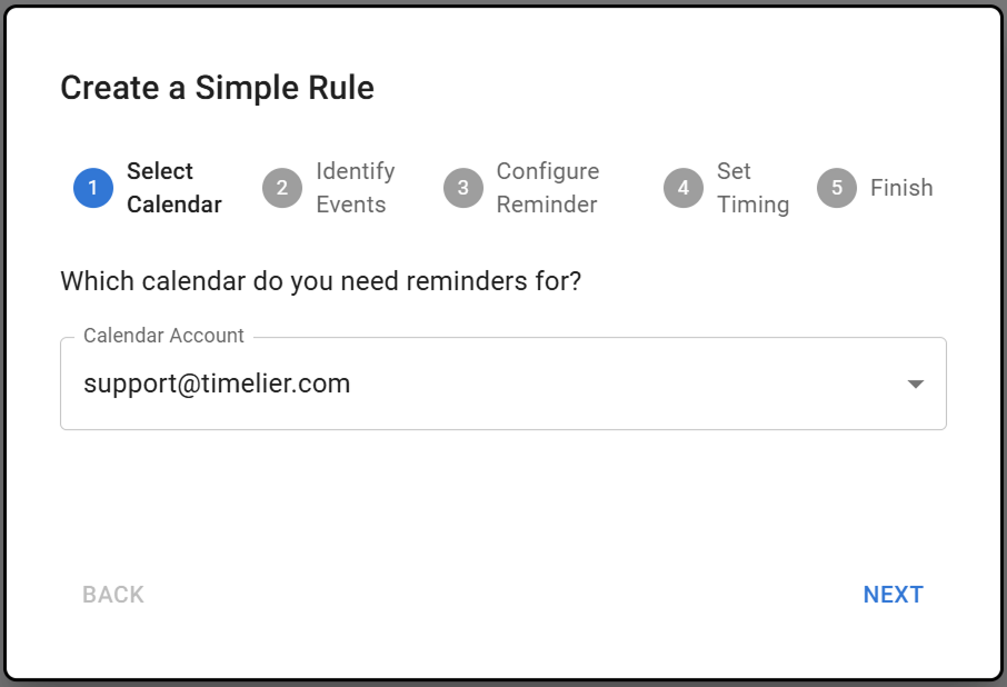 timelier screenshot
