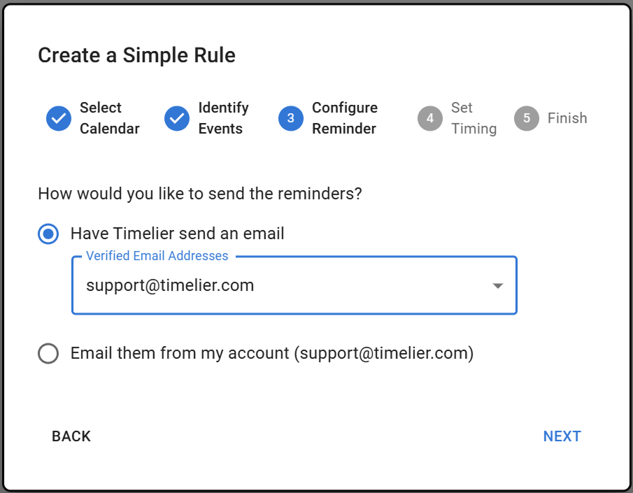 timelier screenshot
