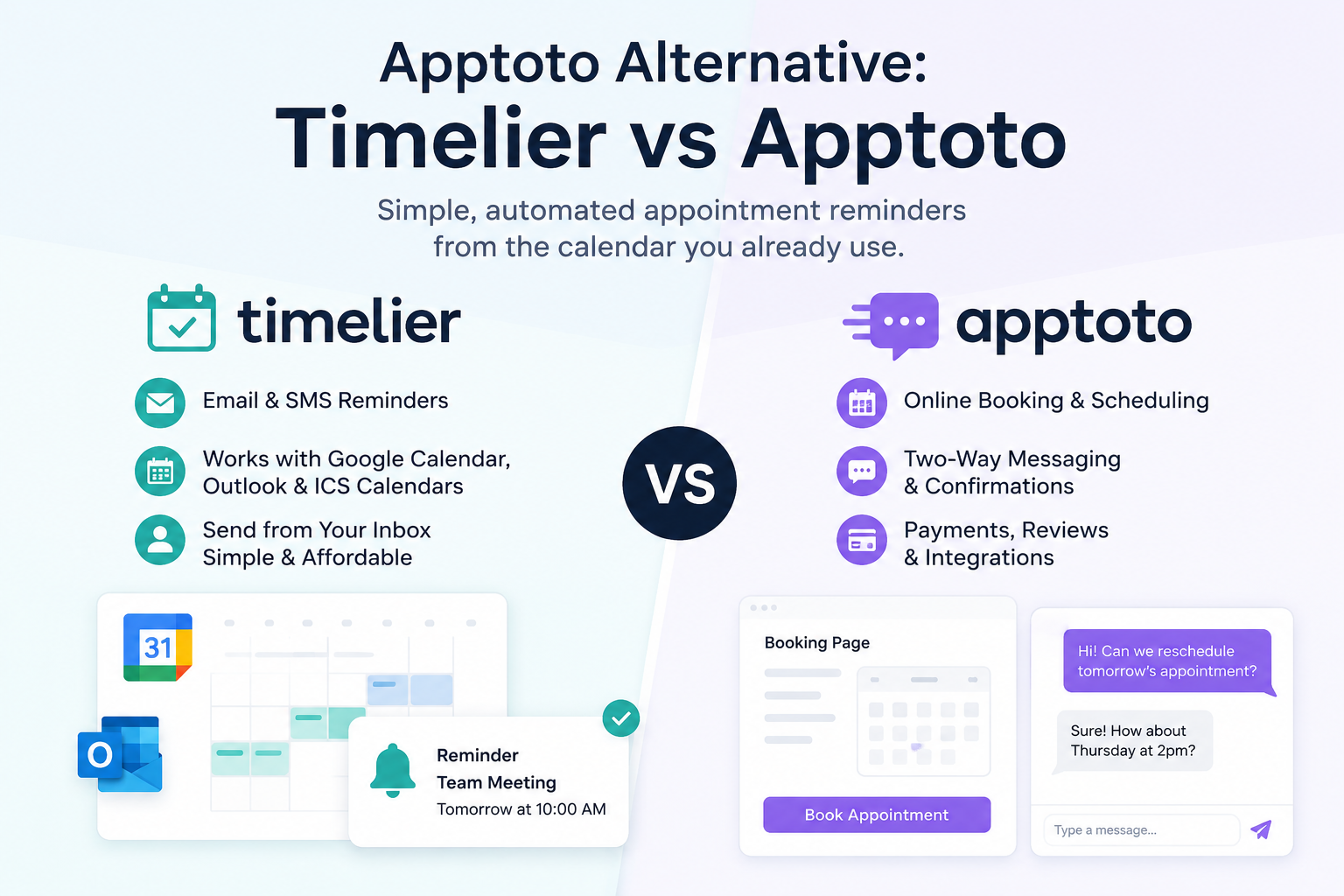 timelier vs apptoto highlights